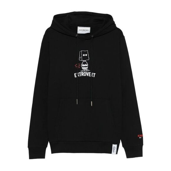 Iceberg Black Sweaters & Knitwear - Hoodies Men - Picture 1 of 5